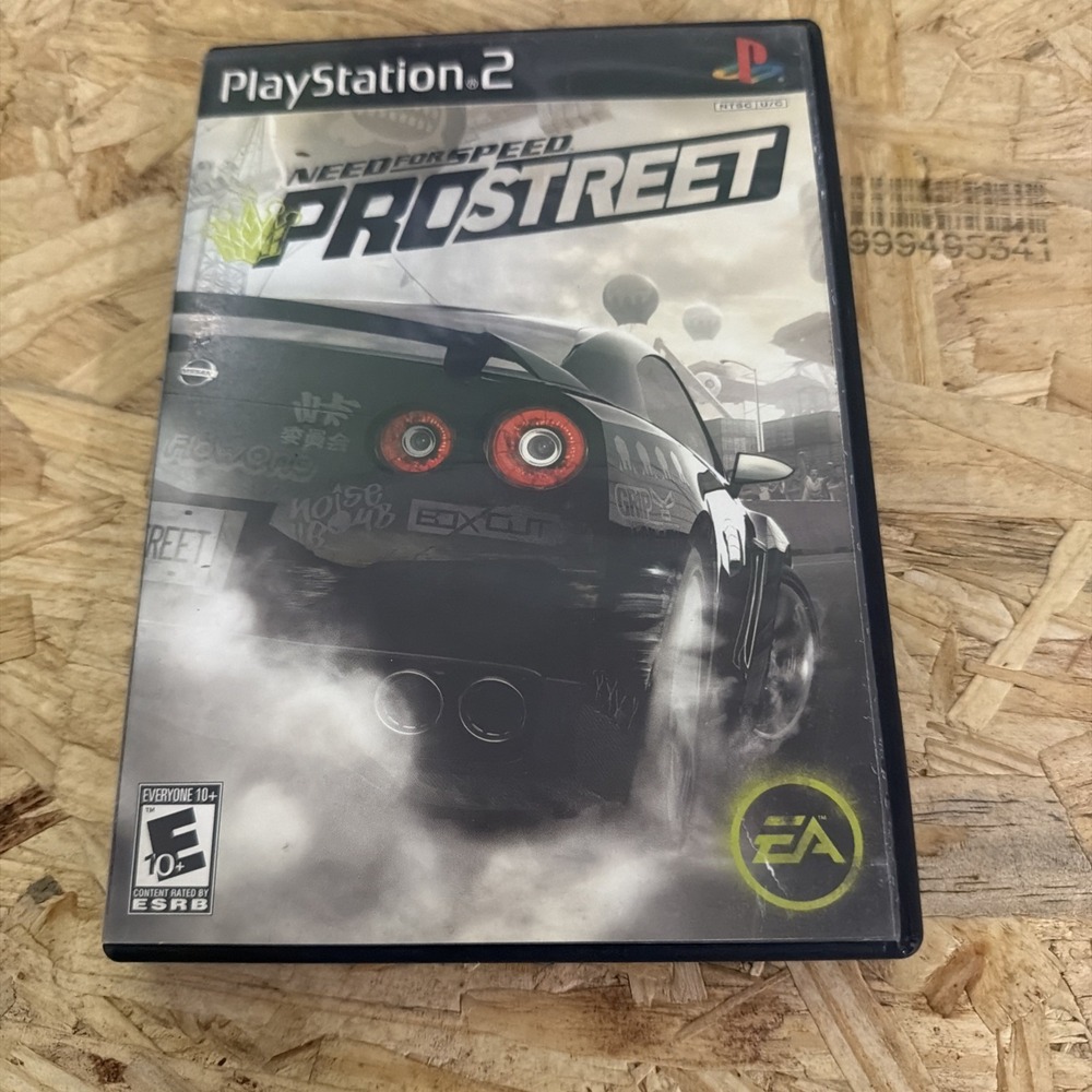 Need for Speed ProStreet Sony PlayStation 2 PS2 2007 Racing Game EA
